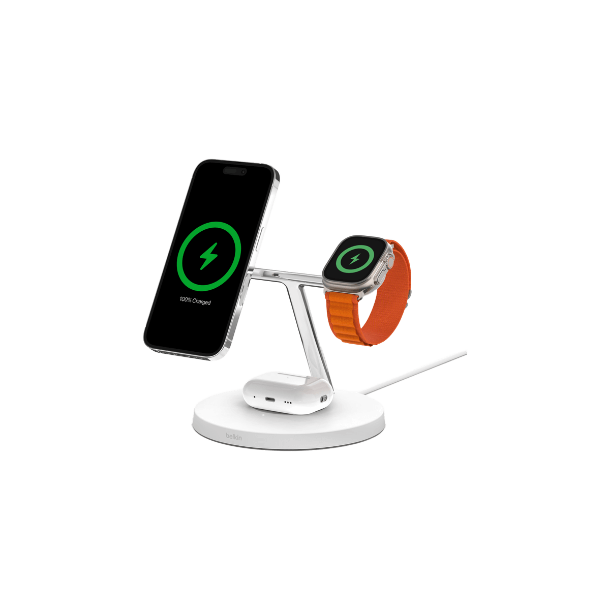Belkin BoostCharge Pro 3-in-1 Wireless Charging Stand with Magsafe – Page  one